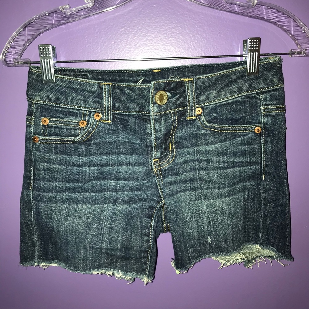 Denim shorts
